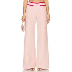 Amanda Uprichard 'Windsor' Pink Polyester Pants Size L